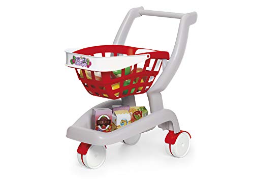 Chicos - Gran Carrito Supermercado Plegable, con Sillita para Bebé, 18 Accesorios Incluidos, (Fábrica de Juguetes 84158)