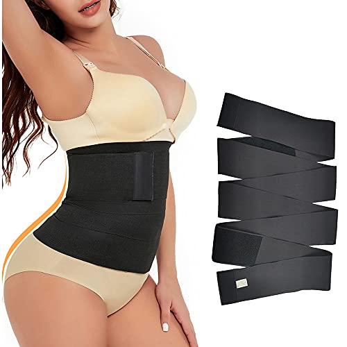 CHIYAM Mujer Faja Abdominal Adelgazante Waist Trainer, Adelgazante Cinturón Fitness Pérdida de Peso Quema de Grasa, Ajustable Ayuda a La Corrección Postural y Abdominal Faja Postparto