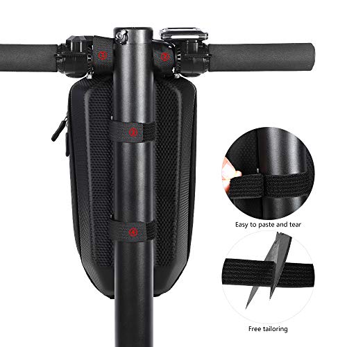 ChuerTech Bolsa de Patinete Electrico Adultos, 4L Bolsa Almacenamiento Impermeable para Scooter Electrico para Xiaomi Mijia M365 Segway Ninebot E ES1/ES2/ES3/ES4, Bicicleta Plegable/Electrica