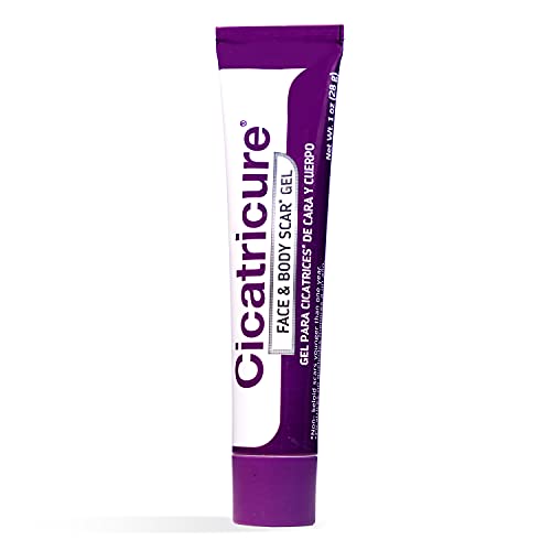 Cicatricure cicatriz Gel Crema reduce cicatrices visibles de cirugía, quemaduras, acné, lesiones 1.0 oz