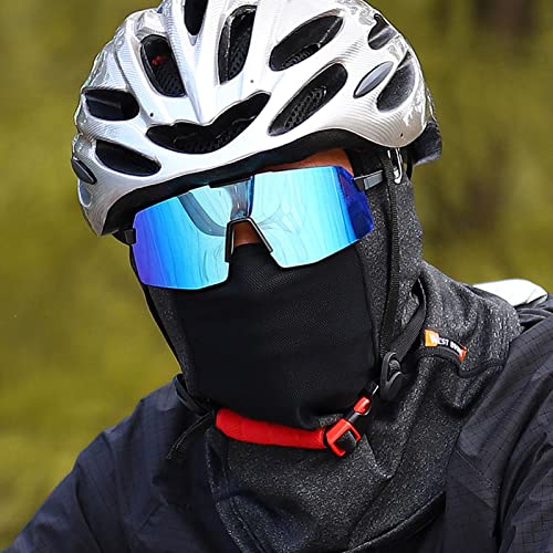 Ciclismo Esquí Correr Deporte Entrenamiento Protector facial, Accesorio para bicicleta, Sombrero facial, Protector facial Duradero con diseño de malla transpirable para la cabeza, Cara, cuello, calor