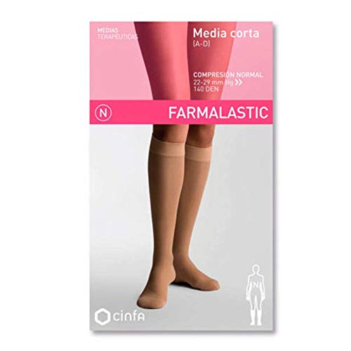 CINFA Farmalastic media corta normal beige med