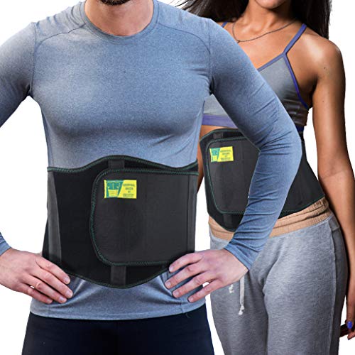 Cinturón Ergonómico para Hernia Umbilical por Everyday Medical I Faja Abdominal para Soporte de Hernias Ombligo con Almohadilla de Compresión I Soporte para Hernia Ventral para Hombres y Mujeres - S/M