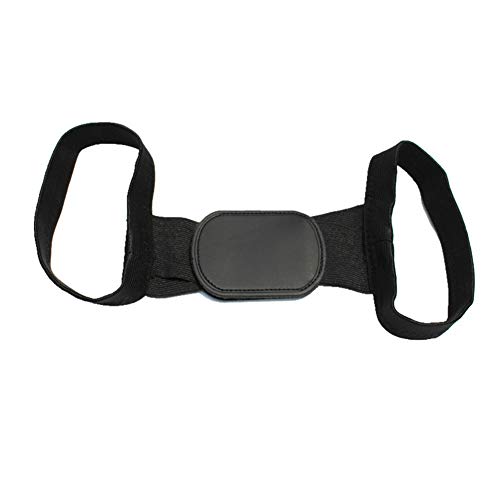 Cinturón lumbar de doble tirón, corrector de postura mejorado, cinturón de corrección de espalda ajustable, para mujeres y hombres ortopédicos invisible delgada