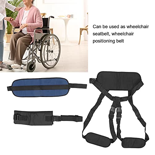 Cinturón para Silla de Ruedas, Equipo de Protección para Silla de Ruedas para Ancianos Prevención de Caídas Correa de Sujeción Cuidado de los Pacientes Arnés de Seguridad Cintura para Silla Correas Pa