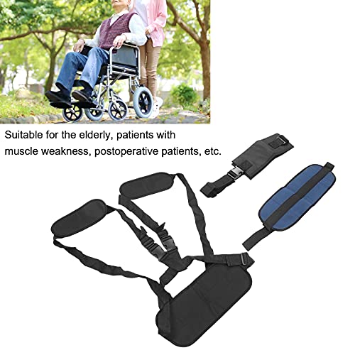 Cinturón para Silla de Ruedas, Equipo de Protección para Silla de Ruedas para Ancianos Prevención de Caídas Correa de Sujeción Cuidado de los Pacientes Arnés de Seguridad Cintura para Silla Correas Pa