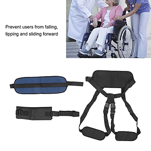 Cinturón para Silla de Ruedas, Equipo de Protección para Silla de Ruedas para Ancianos Prevención de Caídas Correa de Sujeción Cuidado de los Pacientes Arnés de Seguridad Cintura para Silla Correas Pa