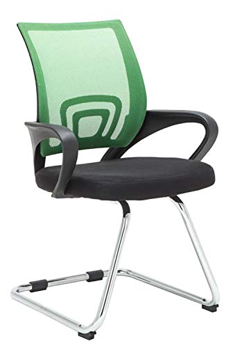 CLP Silla De Conferencia Eureka En Estilo Cantilever Eureka I Silla Confidente con Reposabrazos I Silla De Oficina Moderna & Sin Ruedas I Color:, Color:Verde Claro