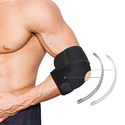 Codera Ajustable, Codera Tendinitis para Artritis, Codera para Epicondilitis, Codo de Tenista, Lesiones deportivas, Codo de Golf y Alivio del Dolor del Codo del Gimnasio