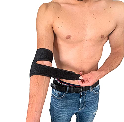 Codera epicondilitis - codera para tendinitis ajustable, transpirable - codo de tenista epicondilitis - codera para el gym - codera deportiva - codera con estabilizadores para lesiones deportivas