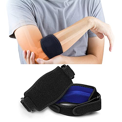 Codo Aweskmod para aliviar el dolor muscular, banda de codo transpirable para la epicondilitis y el dolor muscular del jugador de tenis o golfista