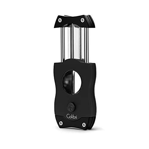 Colibri V-Cut Cigar Cutter, Black