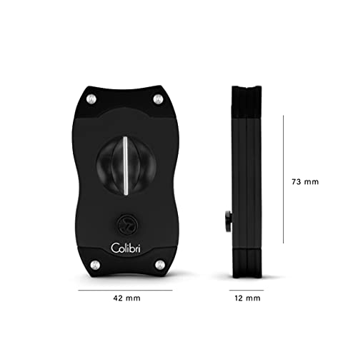 Colibri V-Cut Cigar Cutter, Black