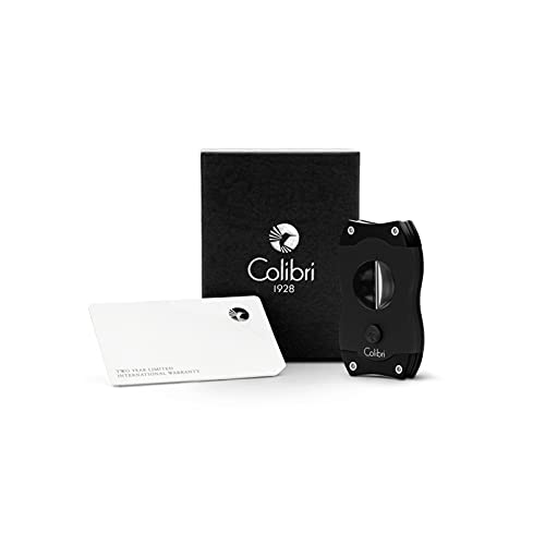 Colibri V-Cut Cigar Cutter, Black