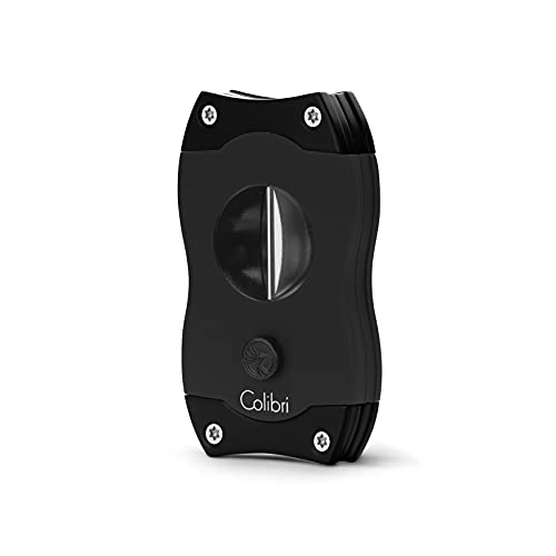 Colibri V-Cut Cigar Cutter, Black