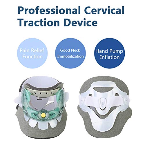 Collarín cervical, dispositivo de tracción cervical ajustable Dolor en el cuello Relive Collar Cuidado del cuello Herramienta de recuperación