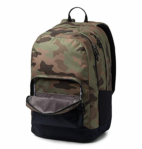 Columbia Zigzag 30 L Mochila, Color: Verde/Negro (Cypress Camo/Black), Art. No. 1890041