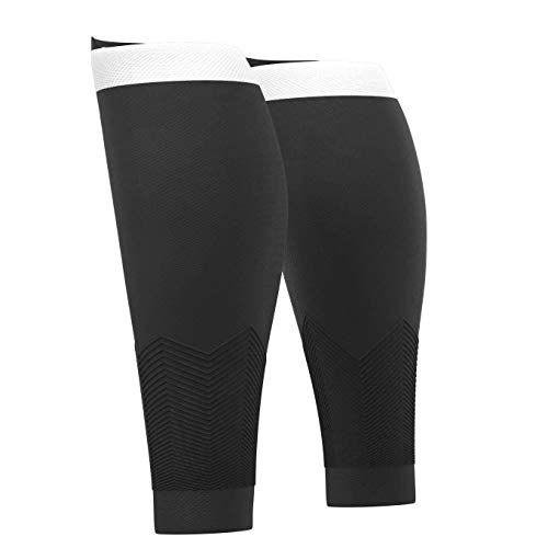 COMPRESSPORT R2V2 - Manga de compresión para las pantorrillas - Protección muscular, rendimiento y recuperación para el deporte - Ultraligero y anti-fatiga - Correr, Ciclismo, Trail y Triatlón