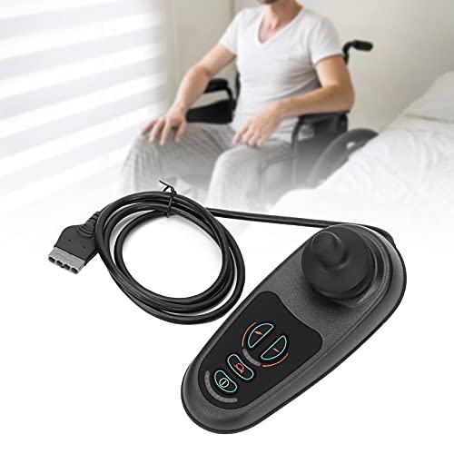 Controlador De Palanca De Mando Para Silla De Ruedas De 4 Teclas, Controlador De Palanca De Mando Para Silla De Ruedas Eléctrica Inteligente Ajuste De 360 ​​° Para PG VR2 D50677 Accesorio De Silla De