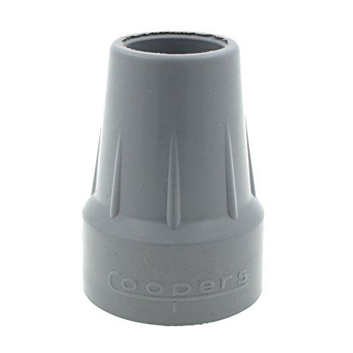 Coopers - Cantidad 4x: 22mm Conteras Virolas De Goma Para Muletas Bastones Y Andadores