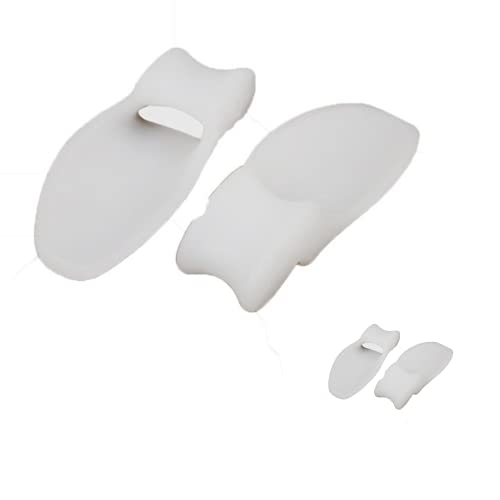 Corrector de Juanetes, de Gel de Silicona Para Dedo Gordo del Pie, Separador Hallux Valgus, Almohadilla ortopédica, Enderezadora de postura del dedo, 2 Pares 4 Unidades