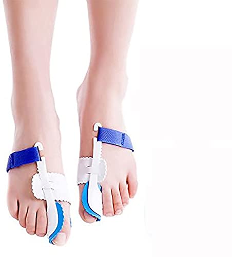 Corrector de Juanetes, Trehai Separador para Hallux Valgus Farmalastic Dedos Pie, Silicona Toe Separators, Bunion Corrector, Toe Protectores, 2 par para uso nocturno y diurno