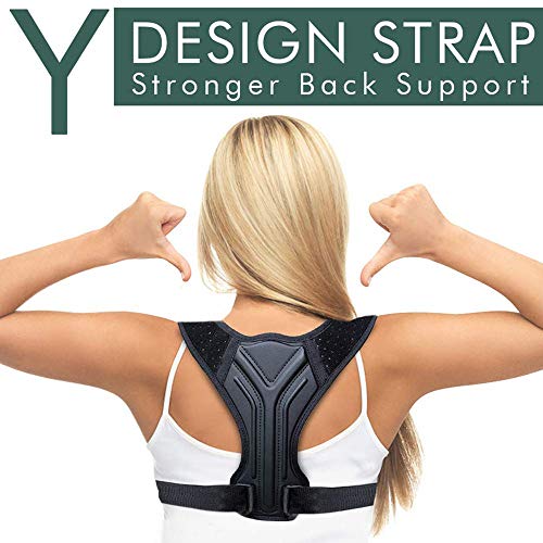 Corrector de Postura, Corrector Postura Espalda Faja para Hombre y Mujer Hombro Clavícula Espalda Recta Soporte - Mejorar Postura Posture Corrector incluye Alivia Dolor en Cuello.