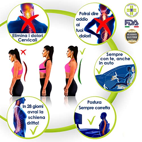 Corrector de Postura Espalda Hombre Mujer Niños Cuello Trasero Banda de Joroba Postural Tirante Ajustable Reforzado Transpirable Endereza Los Hombros Busto Ortopédico