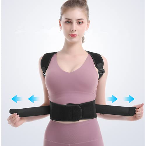 Corrector de postura para hombres y mujeres, ajustable, cifosis, corrector de postura, comodidad, cinturón invisible, para adultos y niños, cifosis, brace Scoliosis, faja lumbar y cinturón de apoyo