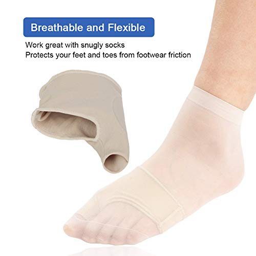 Corrector Haofy Hallux Valgus,Separador de dedos para uso diurno y nocturno, soporte para protector de manga de bursitis ortopédica para hombres y mujeres, ayuda a reducir el dolor de pie