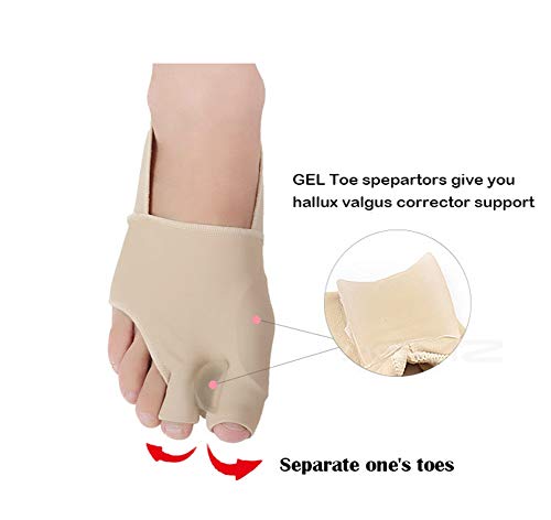 Corrector ortopédico para alivio de juanetes, separadores de dedos, grande, férula, para dolor de pies y Hallux Valgus