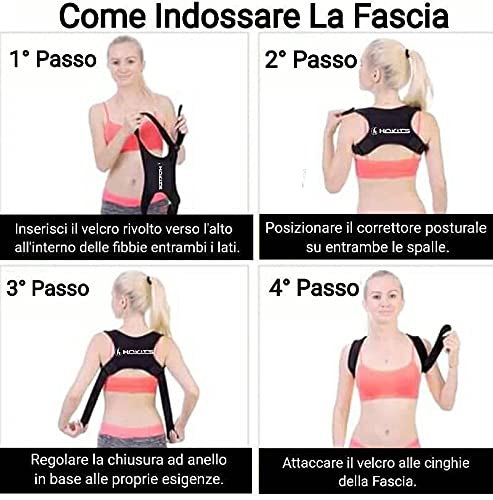 Corrector Postura Espalda, Corrector de Postura, para Hombre y Mujer Transpirable, Transpirable y Ajustable, Aliviar Dolor y Mejorar