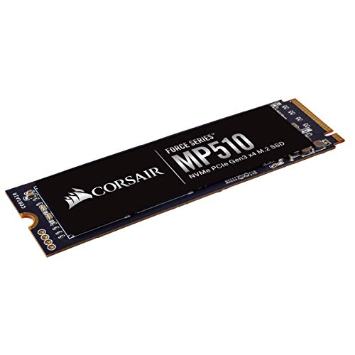 Corsair Force MP510 - Unidad de Estado sólido, SSD de 240 GB, NVMe PCIe 3 x4 M.2-SSD, Velocidad de Lectura hasta 3.480 MB/s