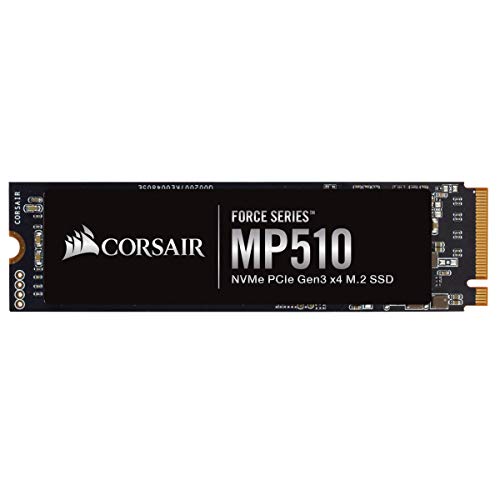 Corsair Force MP510 - Unidad de Estado sólido, SSD de 240 GB, NVMe PCIe 3 x4 M.2-SSD, Velocidad de Lectura hasta 3.480 MB/s