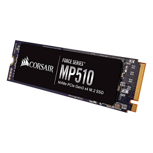 Corsair Force MP510 - Unidad de Estado sólido, SSD de 240 GB, NVMe PCIe 3 x4 M.2-SSD, Velocidad de Lectura hasta 3.480 MB/s