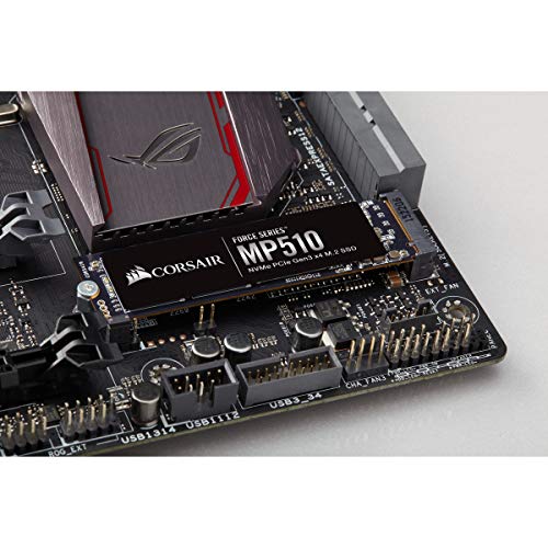 Corsair Force MP510 - Unidad de Estado sólido, SSD de 240 GB, NVMe PCIe 3 x4 M.2-SSD, Velocidad de Lectura hasta 3.480 MB/s