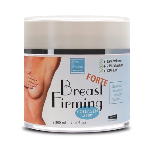 Crema Reafirmante de Senos FORTE con Colageno & Fenogreco para Reafirmar, Levantar, Aumentar y dar Volumen al Pecho - Crema para Busto, Cuello & Escote - 200 ml