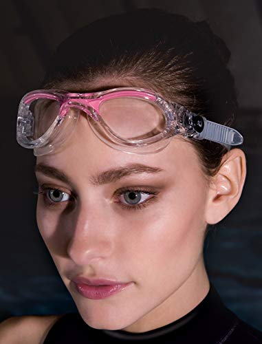 Cressi Flash Swim Goggles Gafas de Natación Premium para Adultos 100% Anti UV, Negro, Talla Única