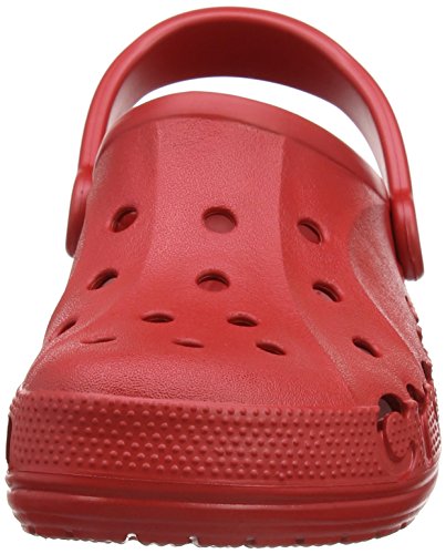 Crocs Baya Clog Unisex Adulta Zuecos, Rojo (Pepper), 41/42 EU