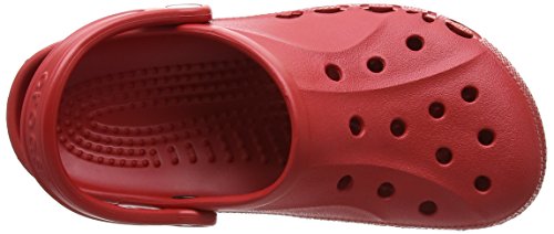 Crocs Baya Clog Unisex Adulta Zuecos, Rojo (Pepper), 41/42 EU