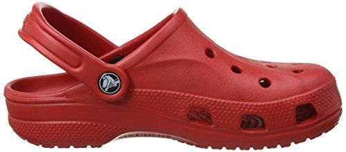 Crocs Baya Clog Unisex Adulta Zuecos, Rojo (Pepper), 41/42 EU