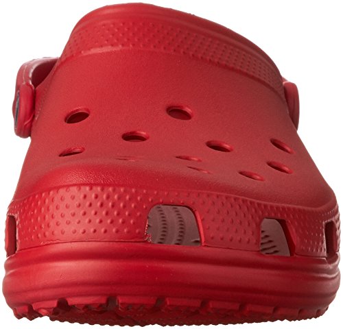 Crocs Classic Clog Unisex Adulta Zuecos, Rojo (Pepper), 42/43 EU