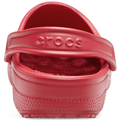 Crocs Classic Clog Unisex Adulta Zuecos, Rojo (Pepper), 42/43 EU