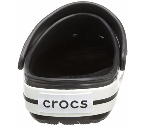 Crocs Crocband Unisex Adulta Zuecos, Negro (Black), 41/42 EU