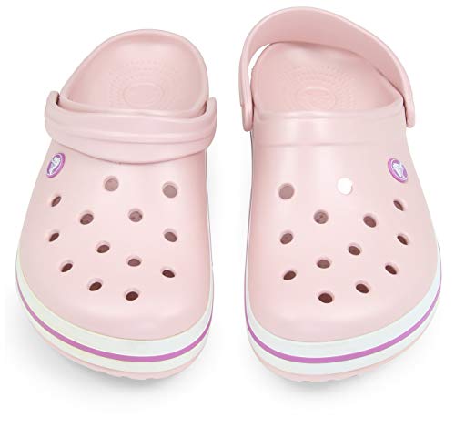 Crocs Crocband Unisex Adulta Zuecos, Rosa (Pearl Pink Wild Orchid), 36/37 EU