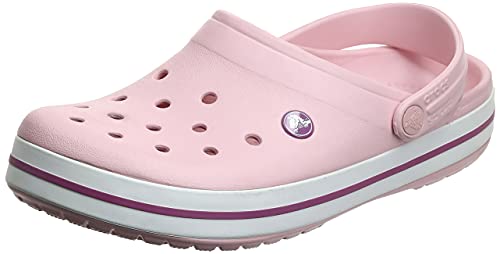 Crocs Crocband Unisex Adulta Zuecos, Rosa (Pearl Pink Wild Orchid), 36/37 EU