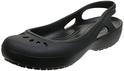 Crocs Kadee Slingback Mujer Sandali con tacco, Negro (Black), 38/39 EU