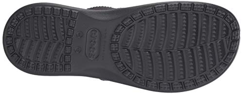 Crocs Santa Cruz Canvas Flip M, Zapatos de Playa y Piscina para Hombre, Negro (Black/Slate Grey 0dd), 39/40 EU