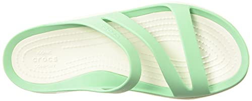 Crocs Swiftwater Sandal Mujer Sandal, Verde (Pistachio), 37/38 EU