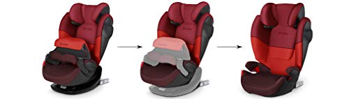 Cybex Silver Pallas M-Fix 519001091 Silla de Coche Grupo 1/2/3, 2 en 1 para Niños, para Coches con y sin Isofix, Colección Color 2021, Negro (Pure Black)